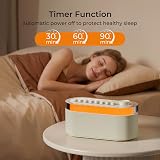 Asxill 3-in-1 Bluetooth Speaker White Noise Machine – Compact housing for bedroom or travel