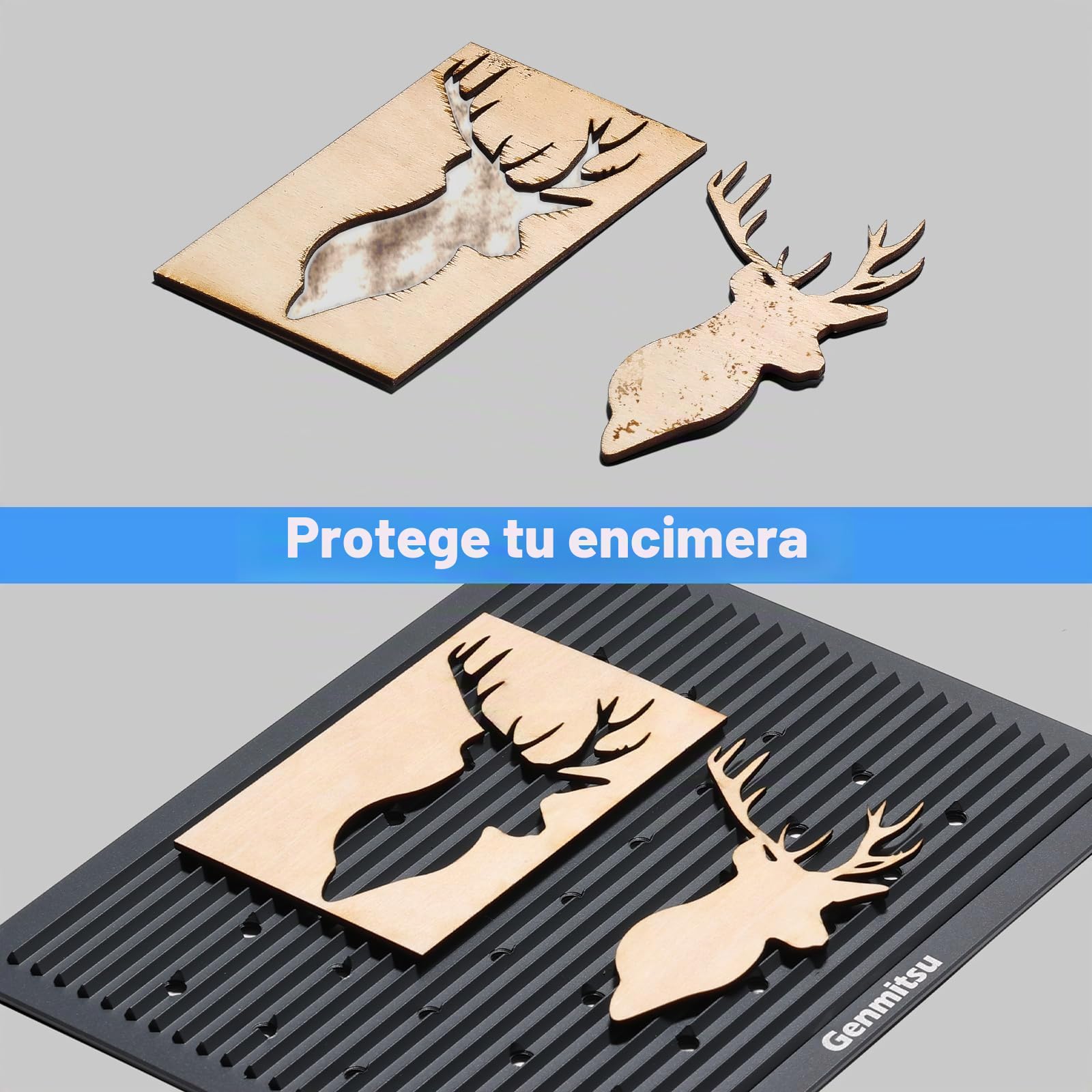 Cama láser de panal Genmitsu, ajuste perfecto para grabadoras láser de quiosco y máquinas de corte, accesorios de grabado láser, mesa de cama para disipación rápida del calor