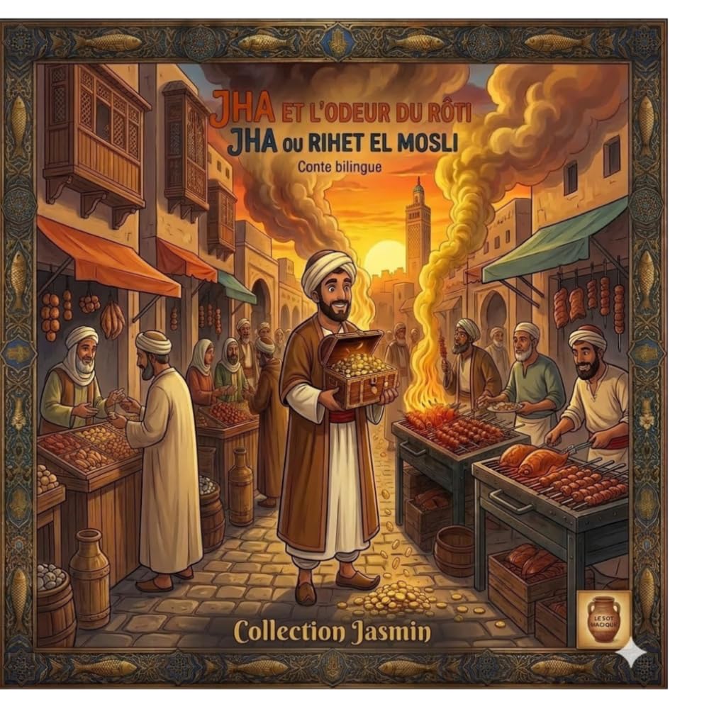 JHA ET L'ODEUR DU ROTÎ: Conte bilingue français et derja Tunisien - Une légende de Tunisie (COLLECTION JASMIN)