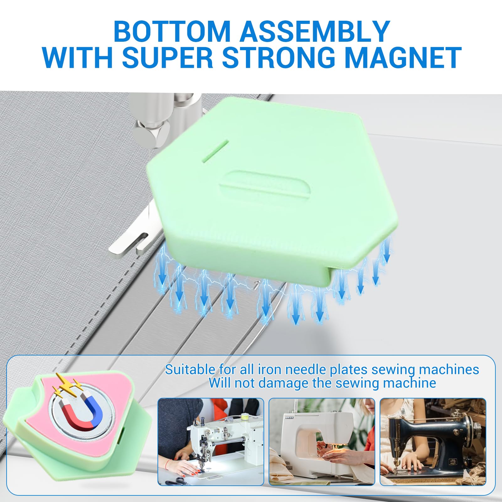 3 Guides De Couture Magnétiques Multifonctions