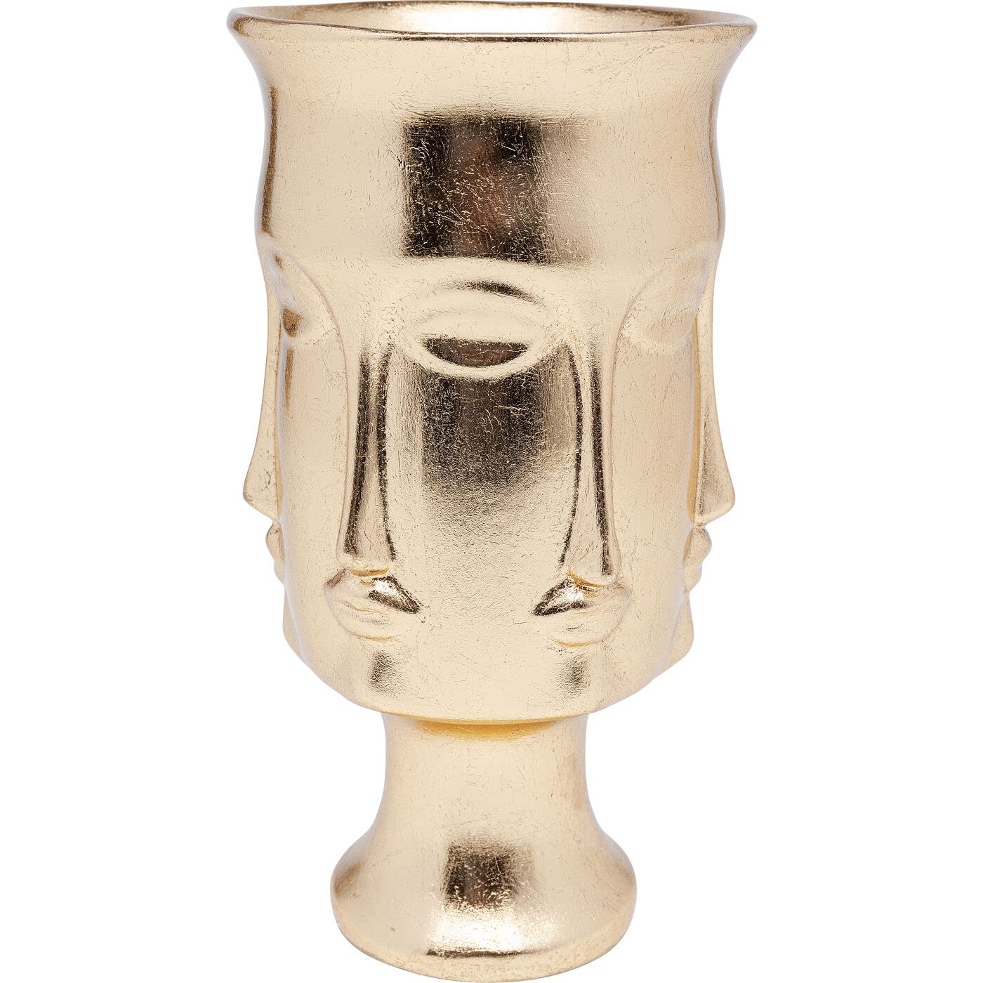 Kare Designerski wazon dekoracyjny Jasper wazon na kwiaty, wazon stołowy, złoty, wysokość artykułu 37 cm