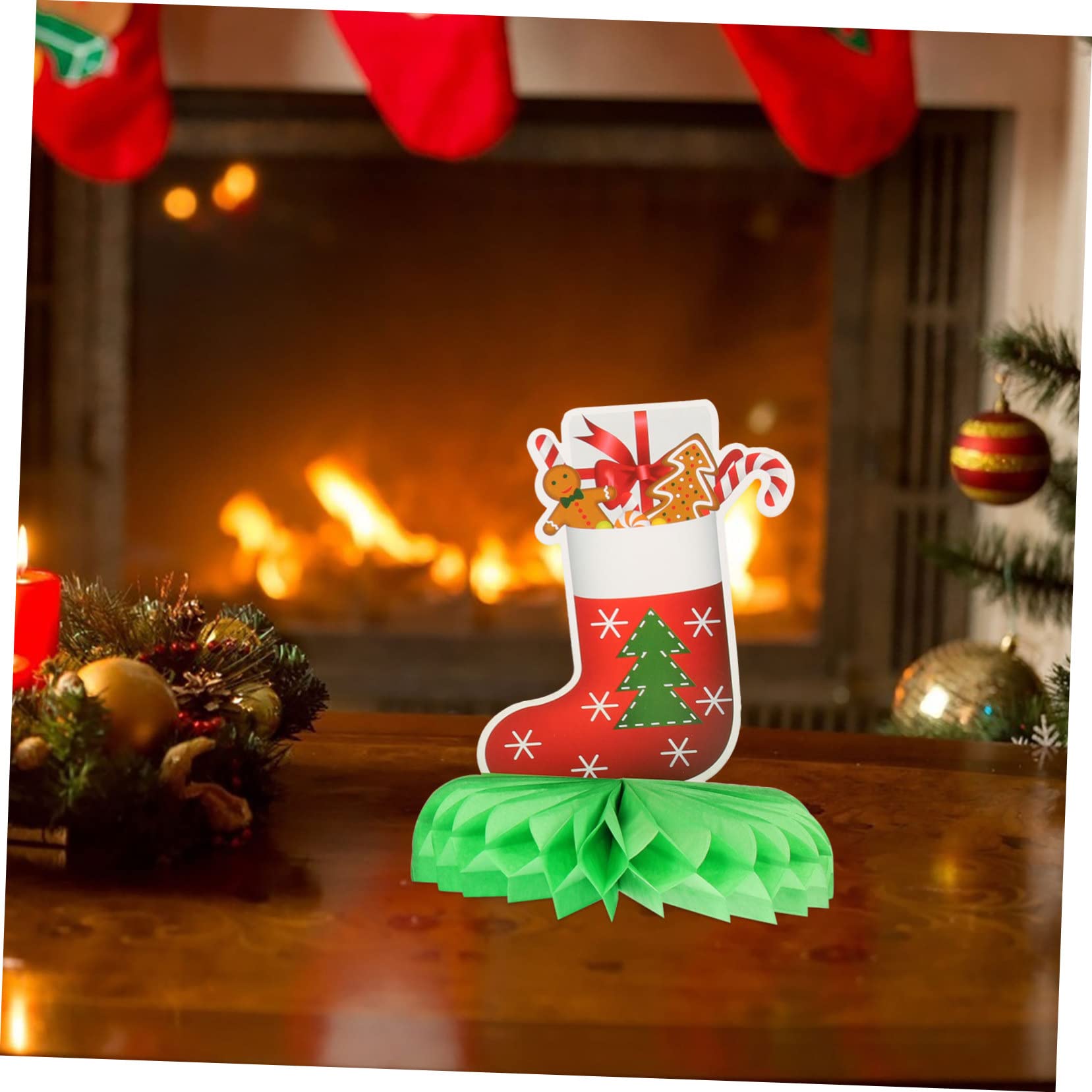 Alasum 27piezas Adornos De De Navidad Para Decoración De Mesa Accesorios De Fiesta Navideña Instalación