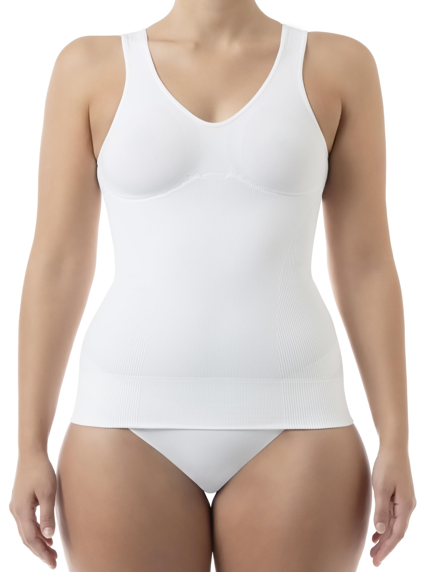 Farmacell Camiseta Reductora Push up y Vientre Plano Mujer, Made in Italy, 607