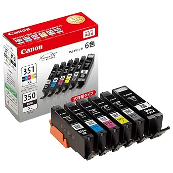 Canon インクカートリッジ 6色セット XL Amazon.co.jp: キヤノン Canon インクタンク BCI-351XL(BK/C/M/Y