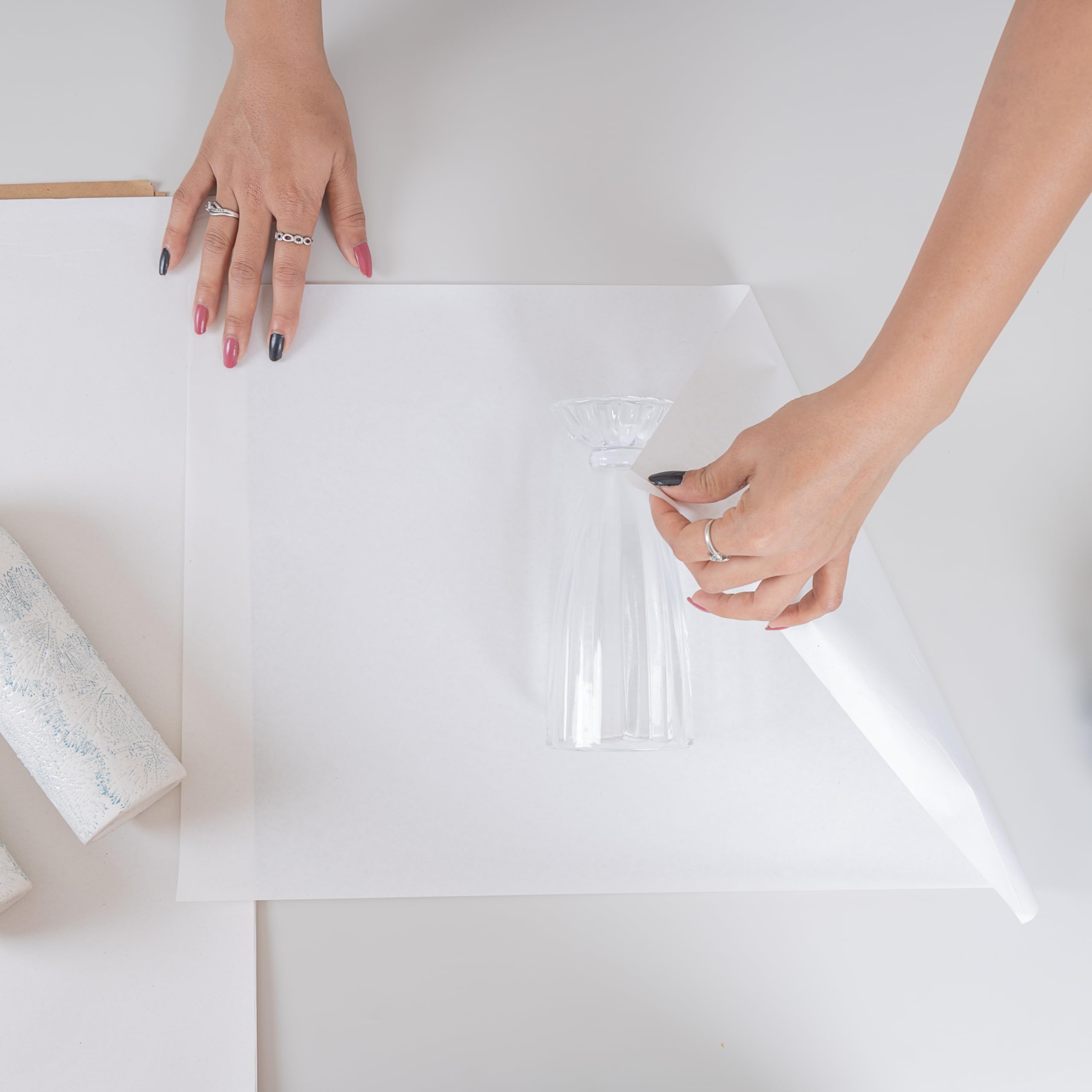 Purple Papers- (Papel de seda blanco para envolver regalos, 15 x 20 pulgadas, 100 hojas) | Arte y manualidades, Bolsas de regalo | Todo tipo de embalajes y artículos de porcelana, cristalería y otras