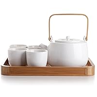 Algopix Similar Product 1 - casaWare Serenity 7Piece Tea Pot Set