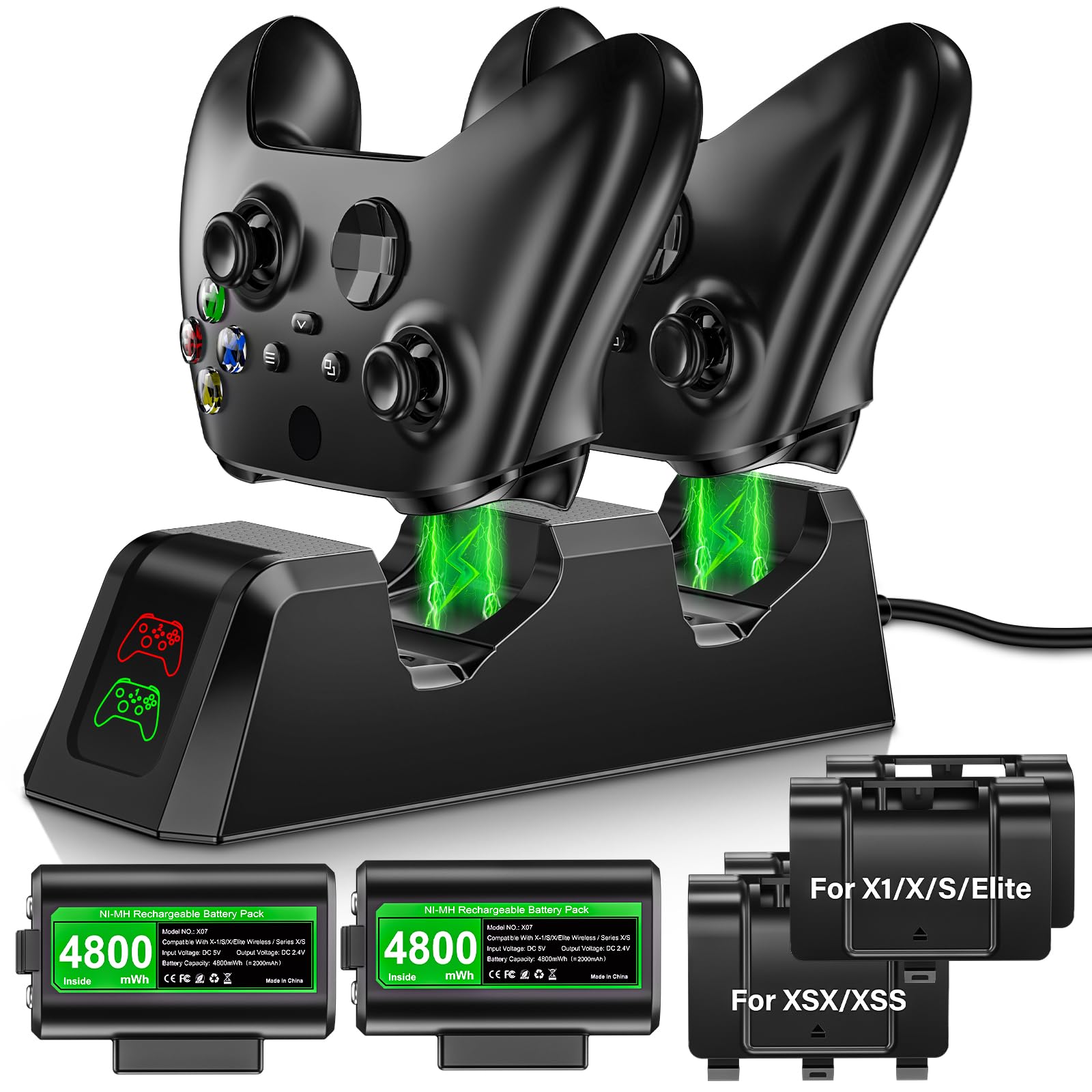 Photo 1 of GaloDrmy Rechargeable Battery Pack for Xbox Controllers