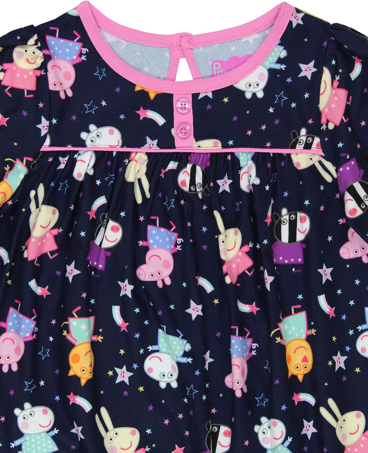 Vista 4 de Peppa Pig Camisón de franela para niñas pequeñas