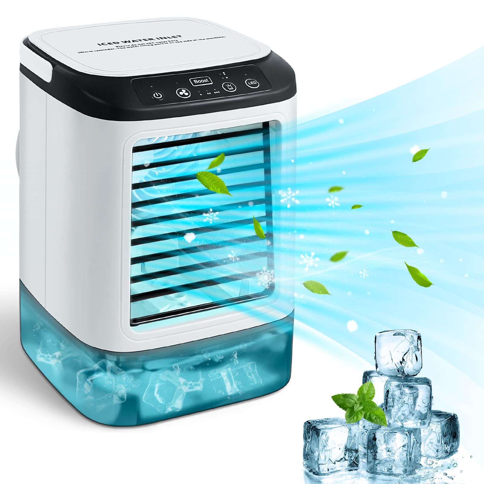 portable air conditioner ice water
