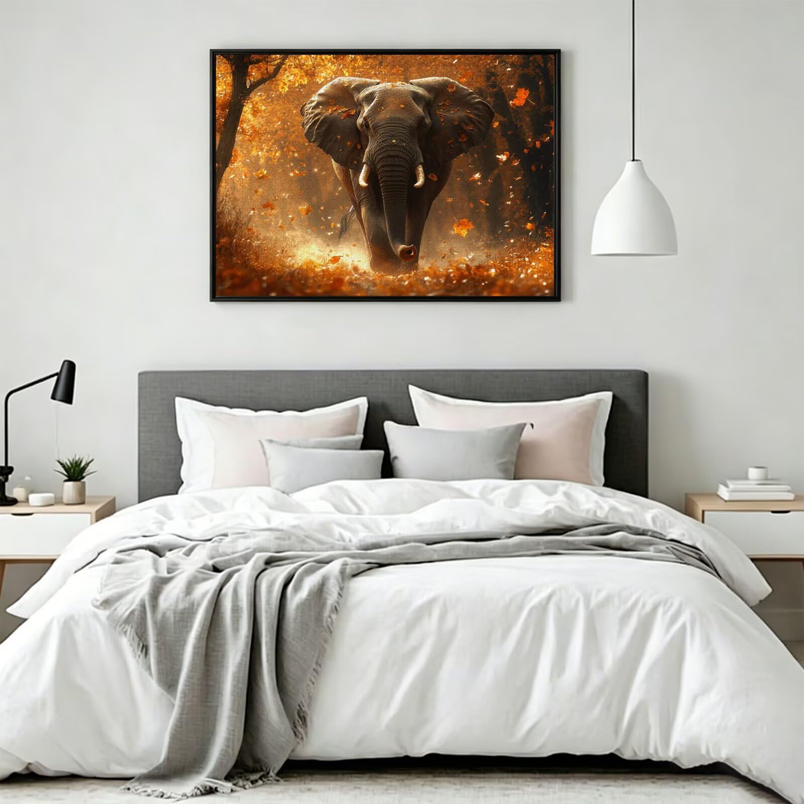 Puzzle 6000 Pezzi Elefanti Puzzle Classici per Gioco Familiare, n-91 | Impossibile Puzzles, Intrattenimento Creativo, Rilassamento Intelligence, Regalo per Amore e Amico, Decorazioni Casa, Autunno