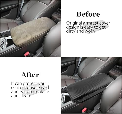 Miniatura 5 de SKTU Funda de consola central para Mazda 3 Mazda3 2023 2024 2025 2026 2023 2024 2025 2026 Mazda3 2024 2025 2026 Mazda3 cubierta de caja de asiento