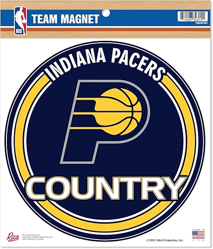 Vista 16 de Rico Industries NBA Basketball 8" Round Magnet