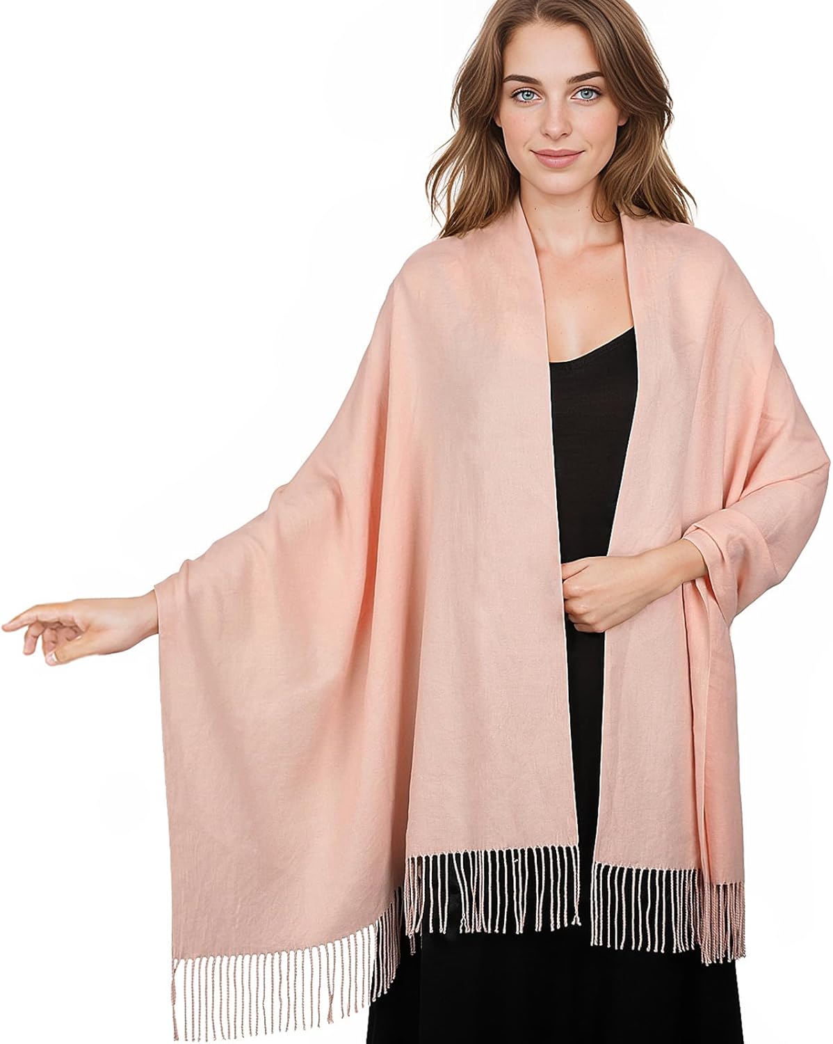 Pashmina Shawl Wraps for Women Large Winter Scarf Soft Shawls and Wraps for Evening Dresses Shawl for Wedding - Image 3