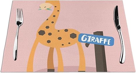 Amazon Co Jp 漫画 動物 かわいい イラスト ランチョンマット プレースマット テーブルマット ランチマット 30 45cm 滑り止め 食器マット おしゃれ 撥水 防汚 断熱 お手入れ簡単 水洗 北欧 簡単 1 Pcs Pvc製 大人 子供 対応 家庭 レストラン 用 食卓 華やか