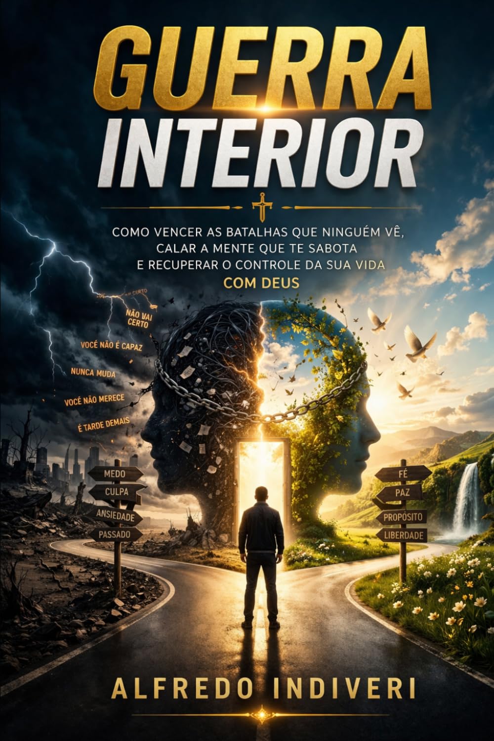 GUERRA INTERIOR: Como vencer as batalhas que ninguém vê, calar a mente que te sabota e recuperar o controle da sua vida com Deus (TRANSFORMAÇÃO ESPIRITUAL)