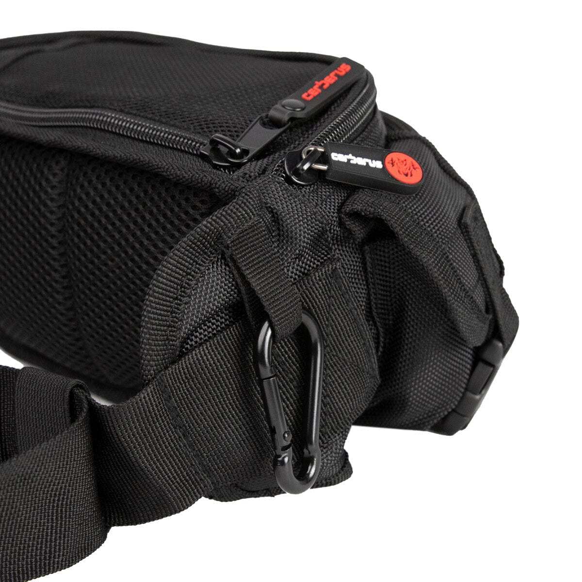 CERBERUS Strength Utility Bag – Große Bauchtasche/Umhängetasche, Schwarz, S