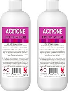 Sponsored Ad - Nailite Nail Polish Remover – 100% Pure Acetone, Quick Professional Ultra-Powerful Remover, for Natural, Ge...