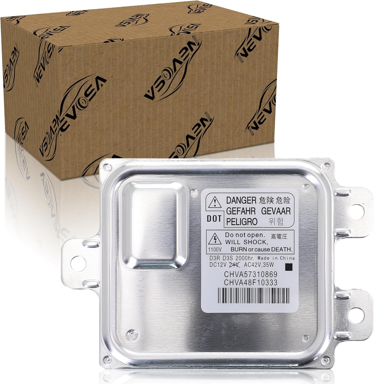 HID Ballast Control Unit - Compatible with Dodge Charger Challenger 2015 2016 2017 2018 2019 2020 2021 2022 Replace# 68254149AA OEM Direct Replacement