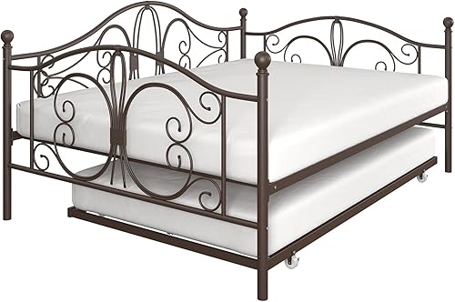 Miniatura 40 de DHP Bombay - Cama de metal Blanco,bronce