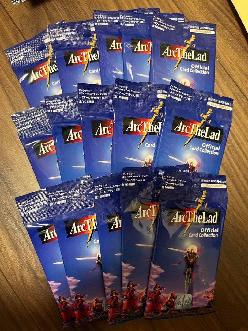 アークザラッド 新品未開封 第1弾 カードゲーム 15パック アークザラッド オフィシャル カードコレクション 15パック 第1弾