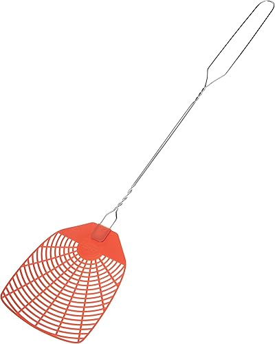 Miniatura 7 de PIC Matamoscas de alambre con mango de metal (los colores pueden variar), paquete de 6