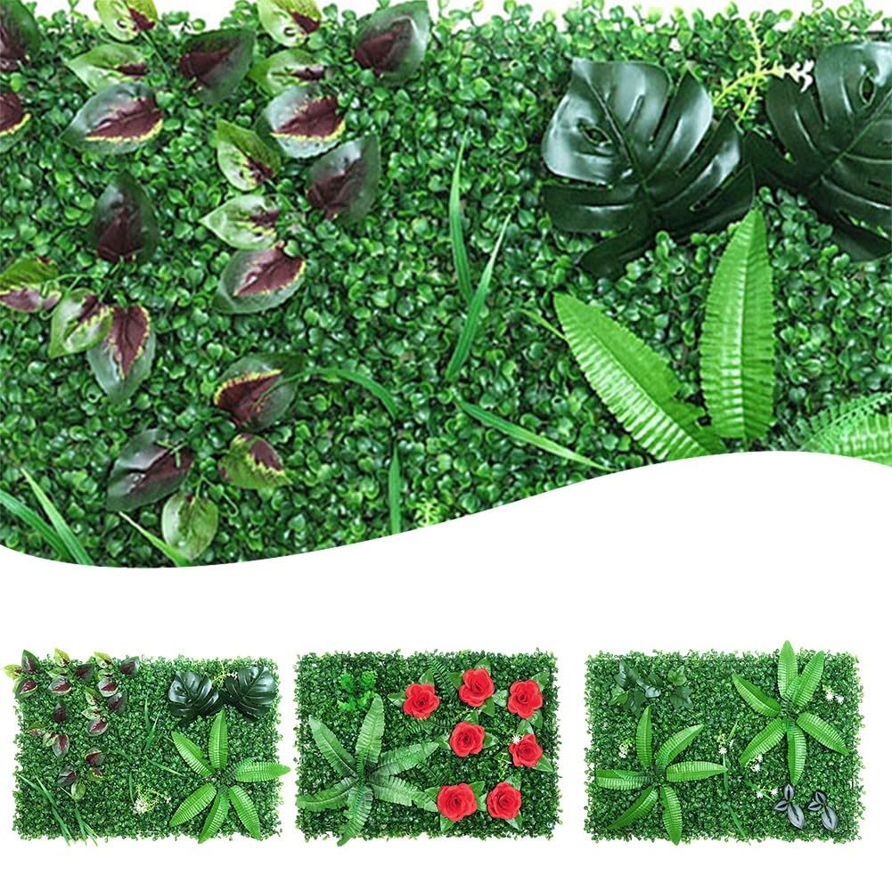 Gazon artificiel mural anti-reflet 40 x 60 cm : la solution pour murs ternes en plastique