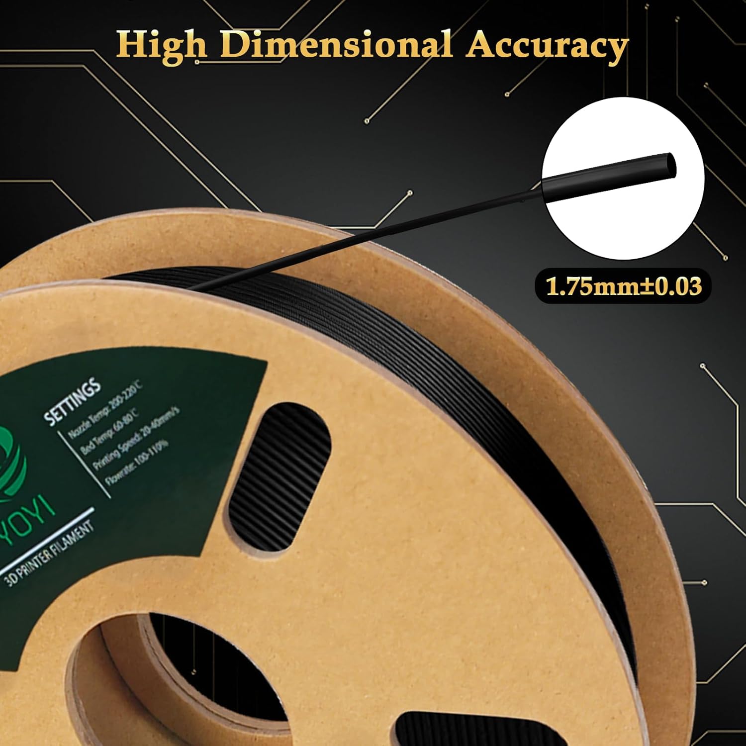 YOYI YOYI 3D Printer Filament，0.5KG TPU Black+0.8KG TPU red