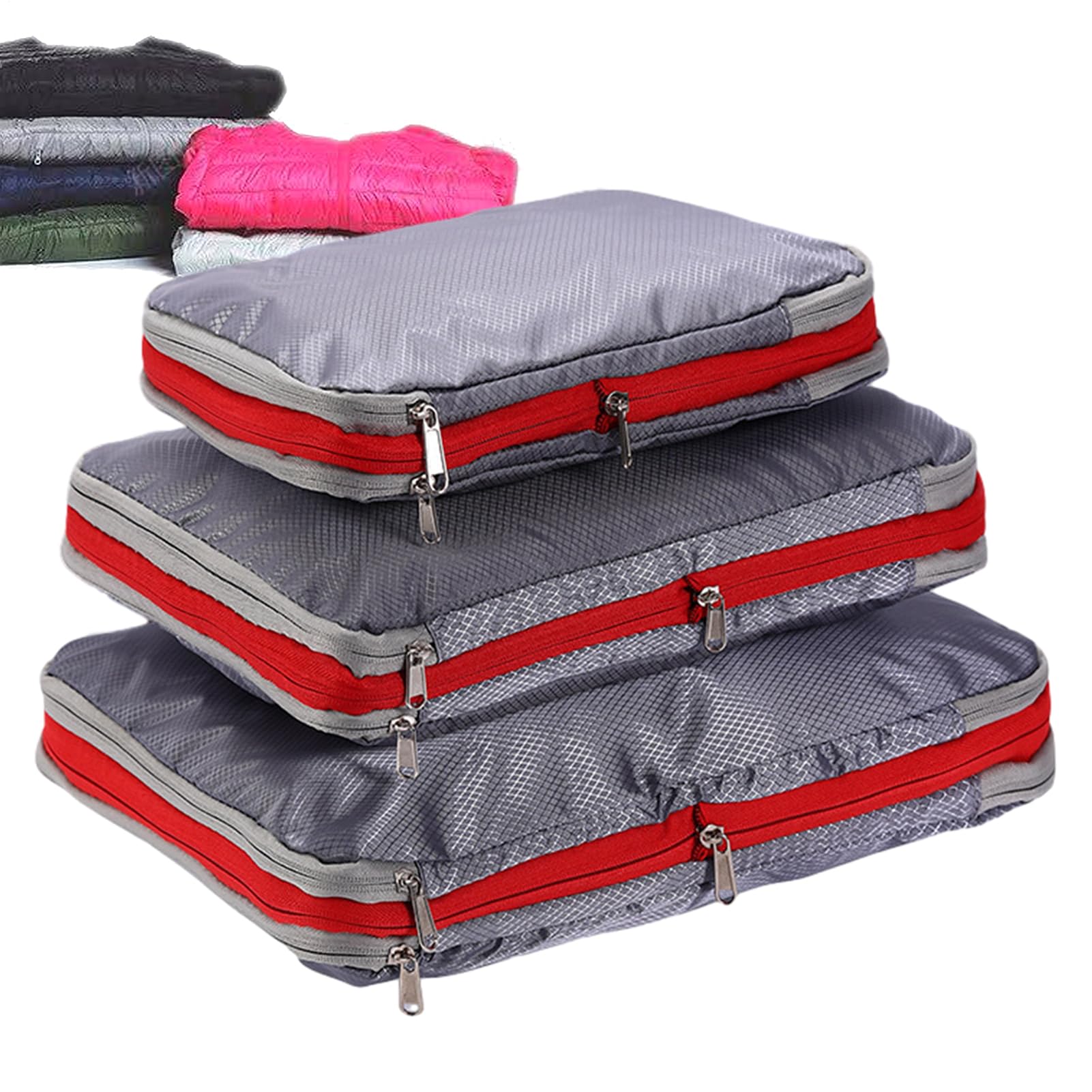 Sacs de rangement légers et organisateurs de valise pour vêtements propres