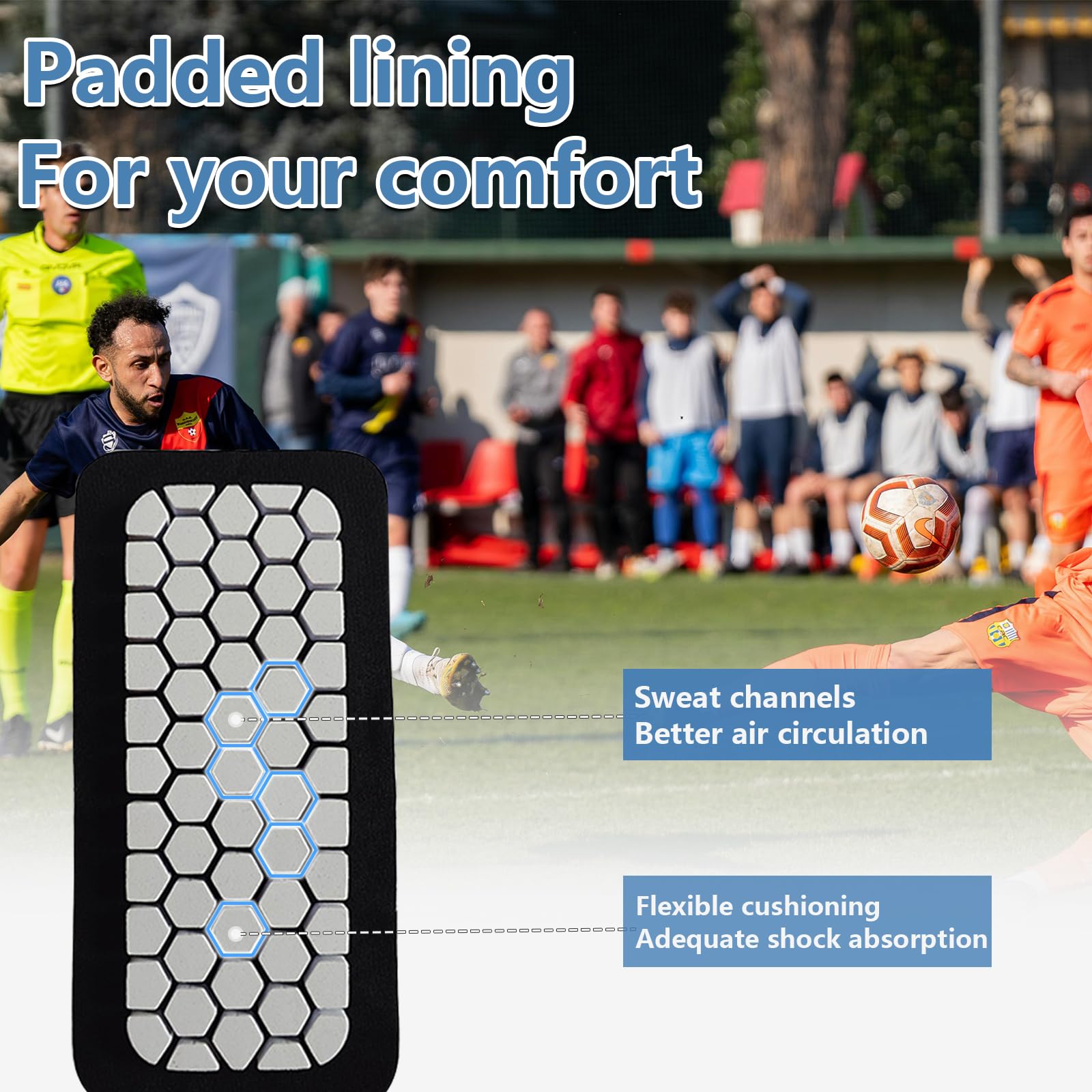 Parastinchi Per Bambini - Leggeri, Traspiranti, Antiurto - Per Calcio, Basket, Ciclismo - Foto 5