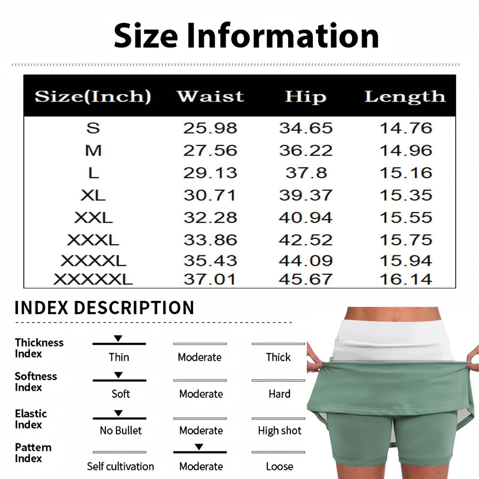 Jupe Short Femme Décontracté Sport Taille Haute Faux Deux Couches Daily Wearing Chic Taille Élastique Yoga Fitness Mini Jupe Legging Ventre Tennis Golf EntraîNement Sports Pantskirts