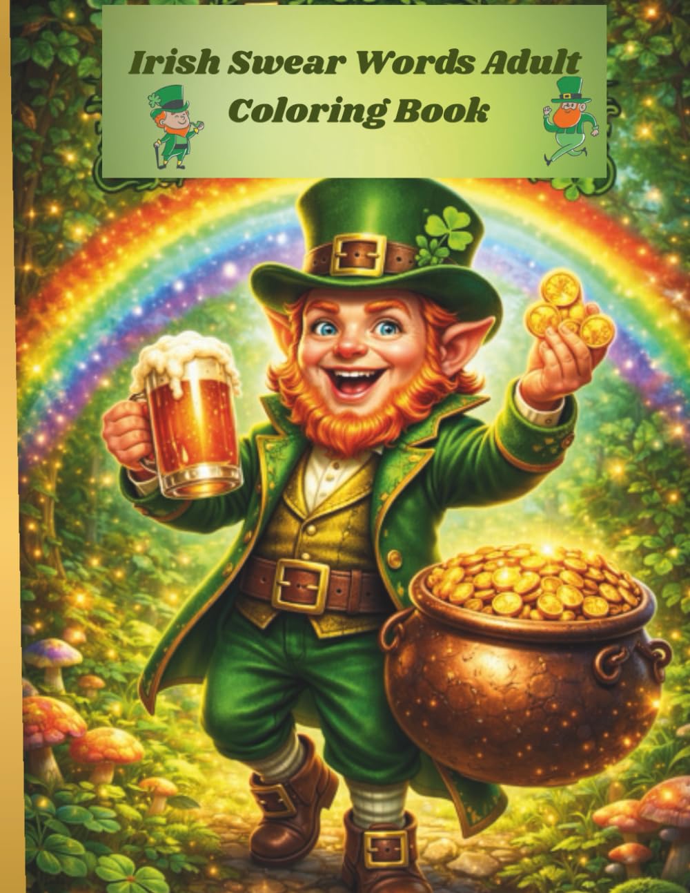 Irish Swear Words Coloring Book For Adults
