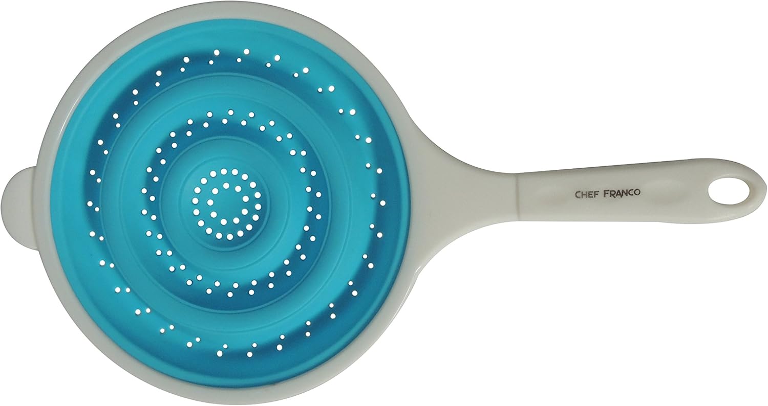 Chef Franco Kitchen Foldable Food Strainer Collapsable