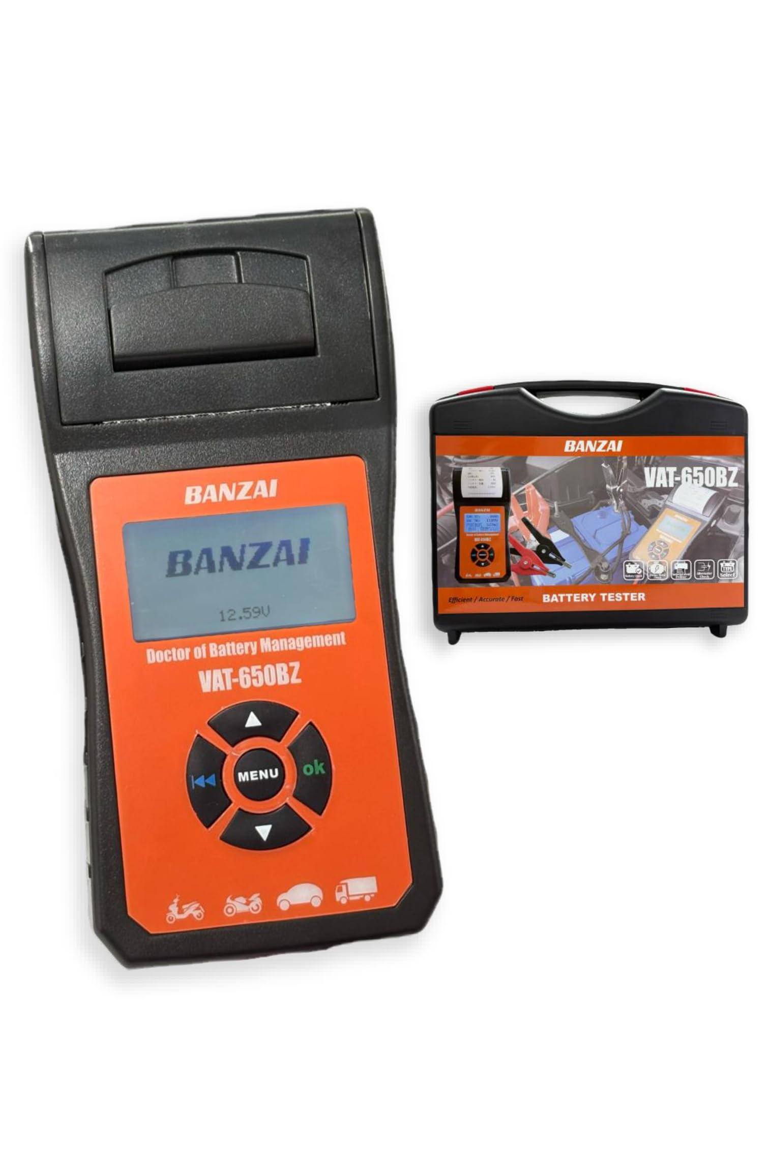 Amazon.co.jp: [ BANZAI ] バッテリー診断機【 VAT-650BZ 】 カー