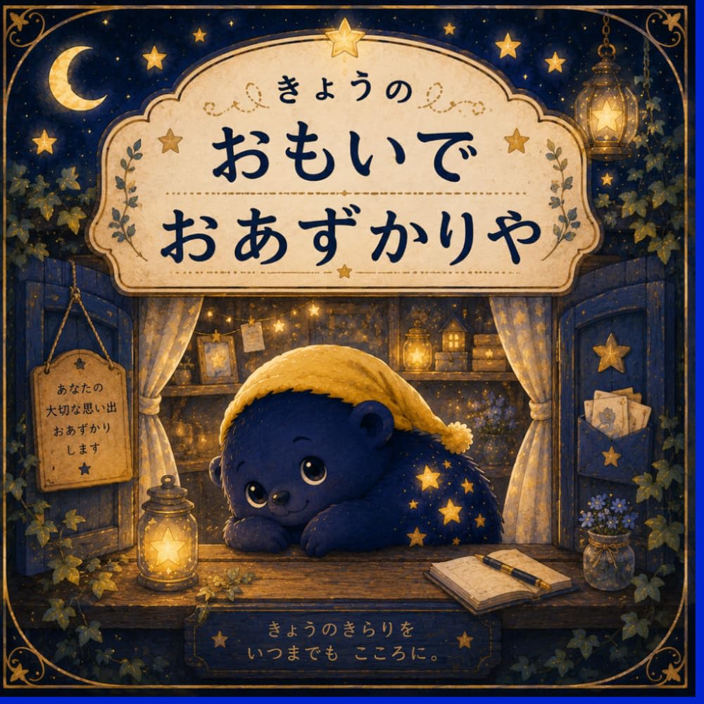 きょうのおもいであずかりや: ねるまえに こころが ふわっと かるくなる おやすみえほん
