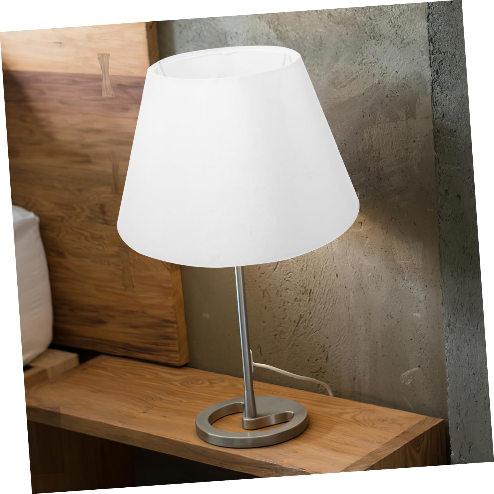 Angoily ligero mesa accesorio mesita de noche pantalla de lámpara lampara escritorio flexo escritorio pantallas de lámparas pequeñas cubierta de pantalla de lámpara paño