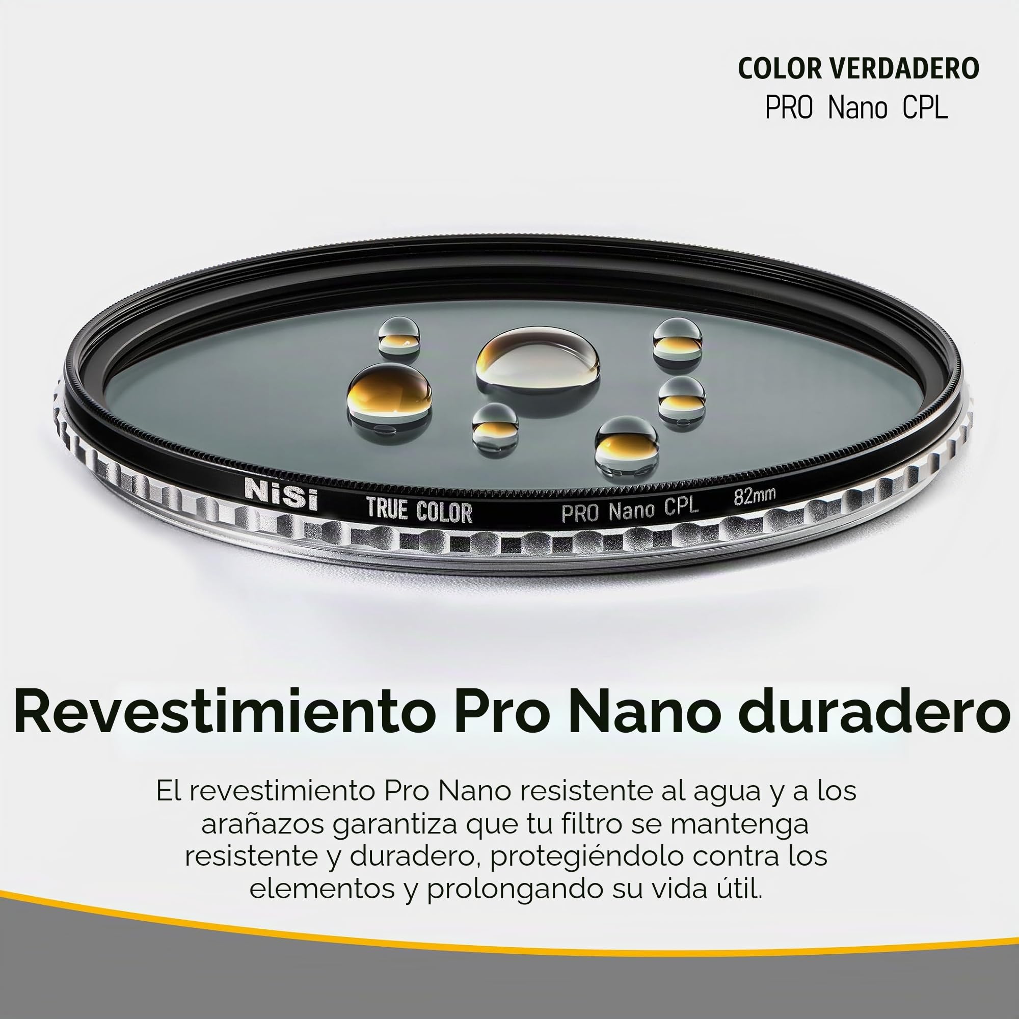 NiSi True Color CPL 95mm Filtro Polarizador Circular con Revestimiento Pro Nano Coating