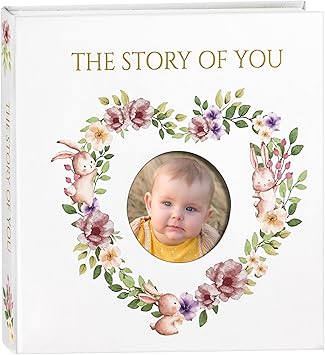 Baby Book Keepsake for boys or girls, Baby Books From Birth, Baby Memory Book with unique design, Hard Cover Baby Scrapbook, First 5 years Memory Book, Childhood Memory Book