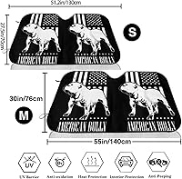 Vista 3 de Bandera americana Bully - Parasol plegable para parabrisas de automóvil, para camioneta, remolque