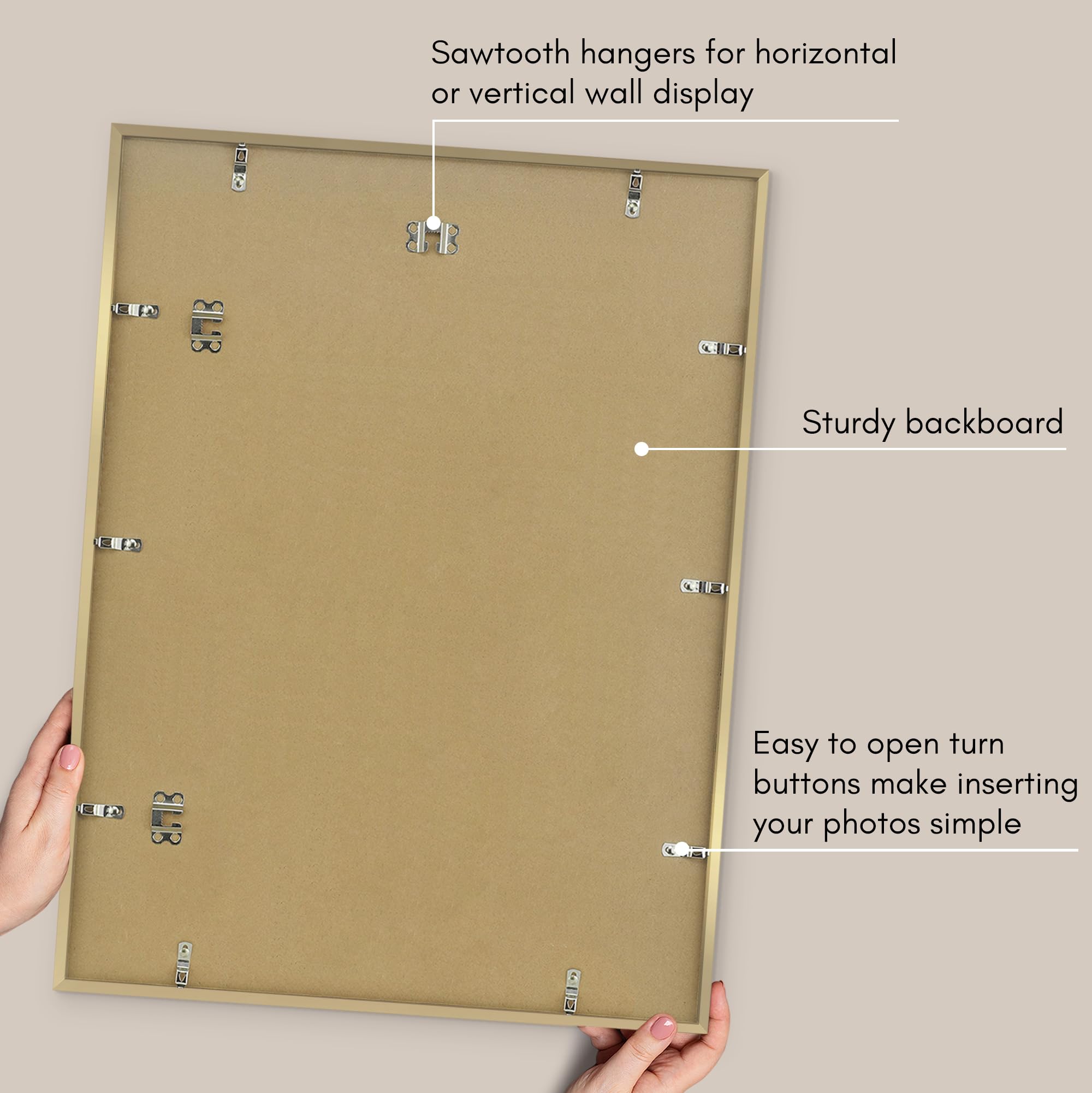 Amazon.co.jp: Americanflat 20x26 フォトフレーム ゴールド - 11x14