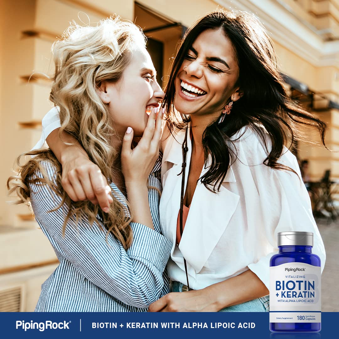 Piping Rock Biotin 5000mcg | 180 Capsules — Amazon image 6
