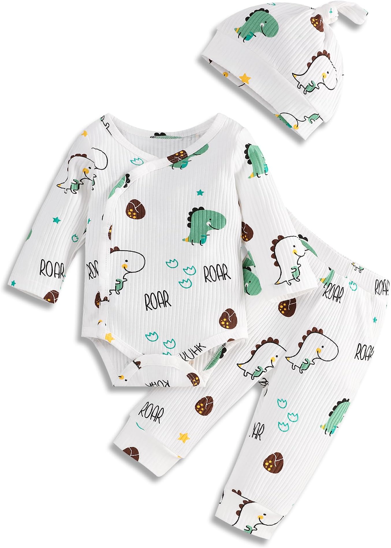 xuefooNewborn Boy Clothes Funny Letter Printed Long Sleeve Hoodie Tops Sweatshirt and Pants Outfits