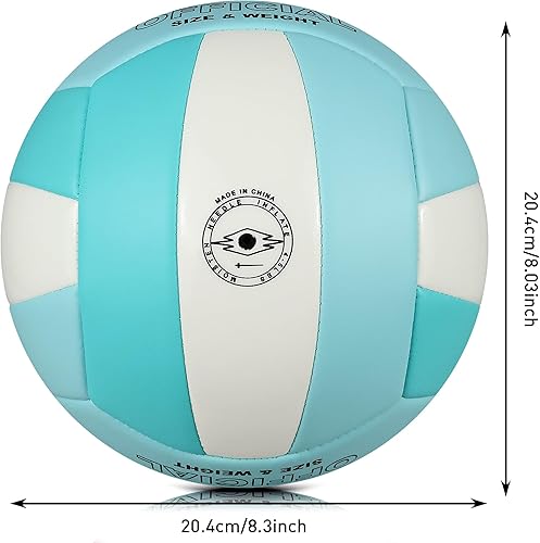 Miniatura 7 de Bola de voleibol de tamaño oficial 5 que brilla en la oscuridad, pelota de voleibol nocturna fluorescente suave para interiores y exteriores, regalo
