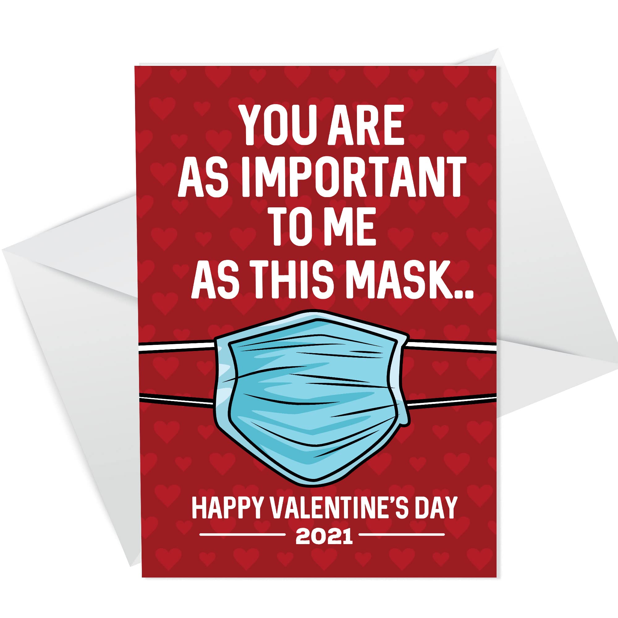 RED OCEAN Funny Valentines Day Card For Boyfriend Girlfriend Husband Wife Card For Him Her