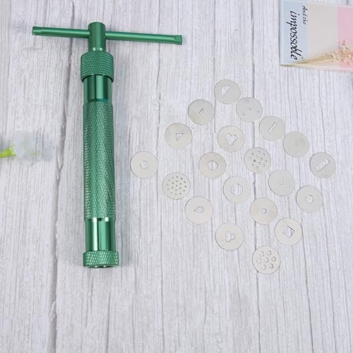 Miniatura 8 de Cabilock Extrusora de arcilla de aleación de arcilla Kit de herramientas de molde giratorio de arcilla polimérica para apretar, herramienta de