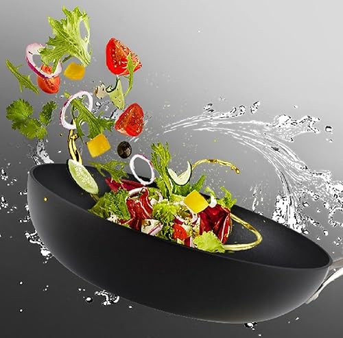 Miniatura 8 de Uniware Sartén antiadherente de aluminio sin PFOA inferior de inducción, con revestimiento de xilano (12.6 '' (32 CM))