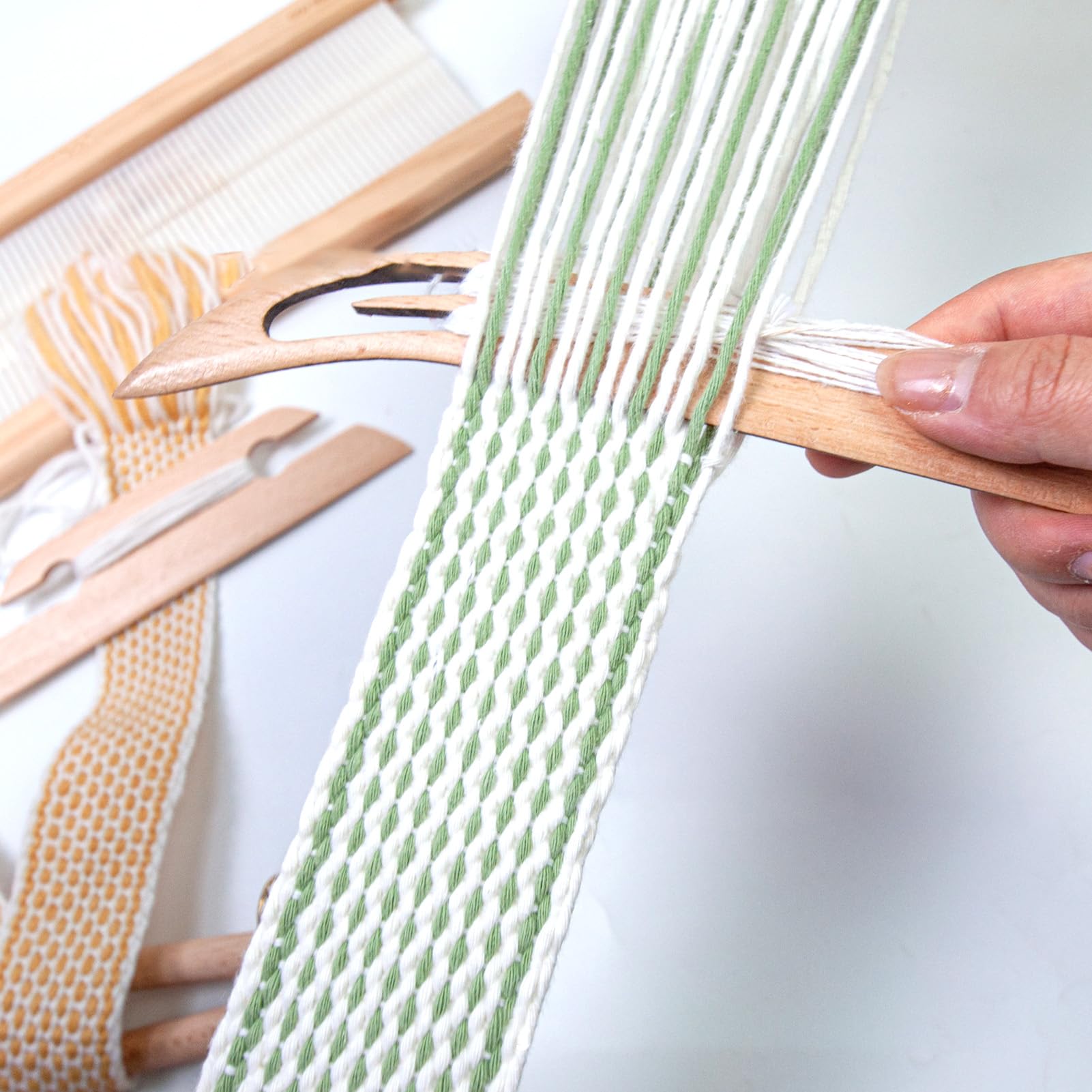 10 Aiguilles à Tisser En Bois – Bâtons à Tisser Main, Outil Artisanal Uxcell, Neuf
