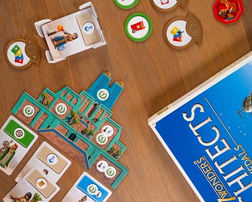 Miniatura 3 de 7 Wonders Architects Medals Expansion - New Wonders, Medals, and Strategies Await! Civilization Strategy Game for Kids and Adults, Ages 8+, 2-7