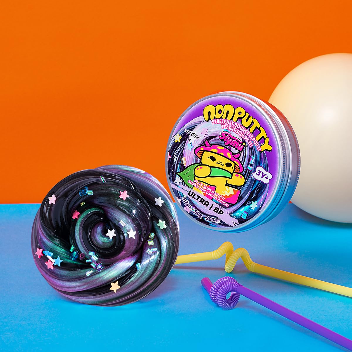 Amazon.com: Slymu Ultra/bp Putty Slime - Galaxy, Sensory Fidget