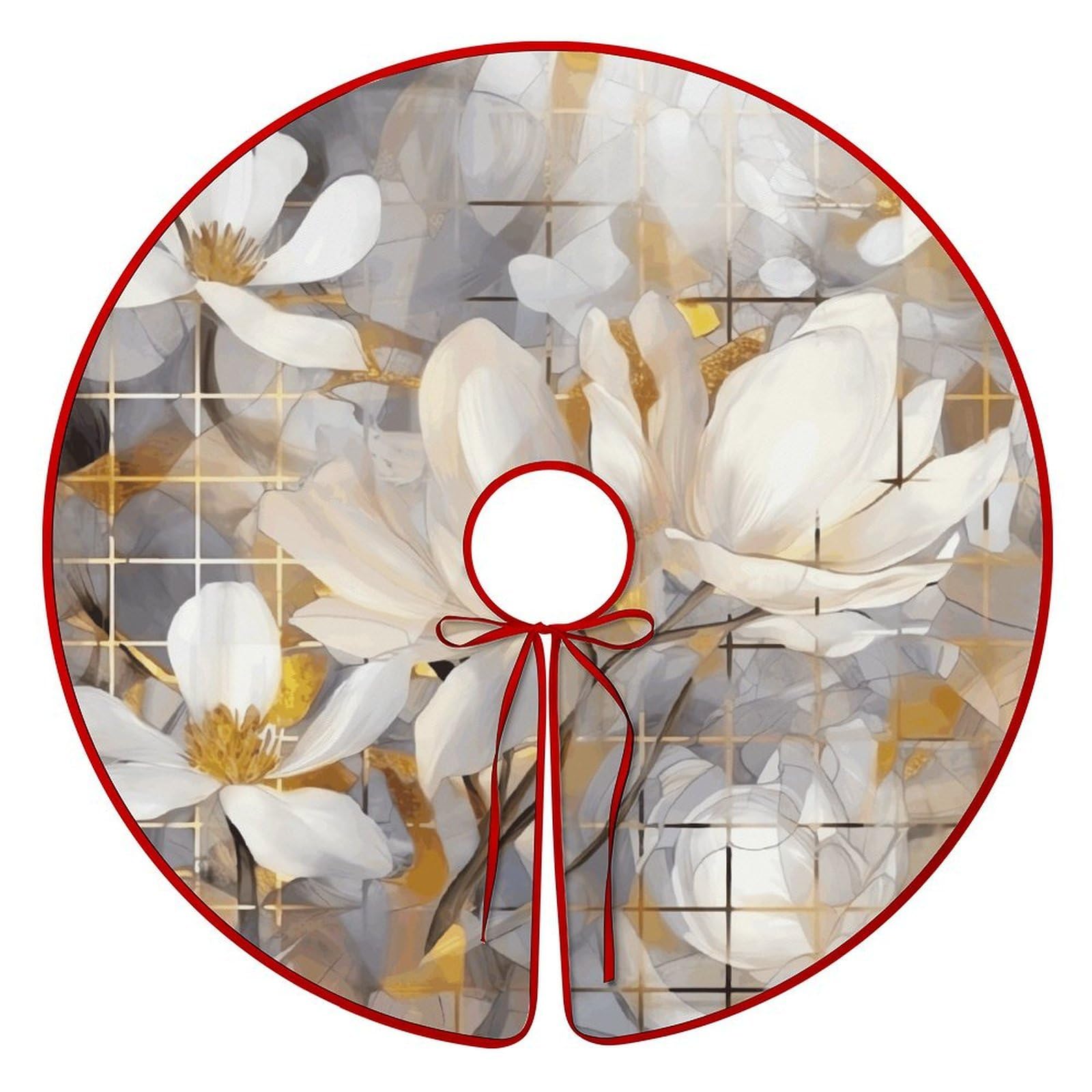 Falda de árbol de Navidad grande, la solución ideal para cubrir soportes y colocar regalos