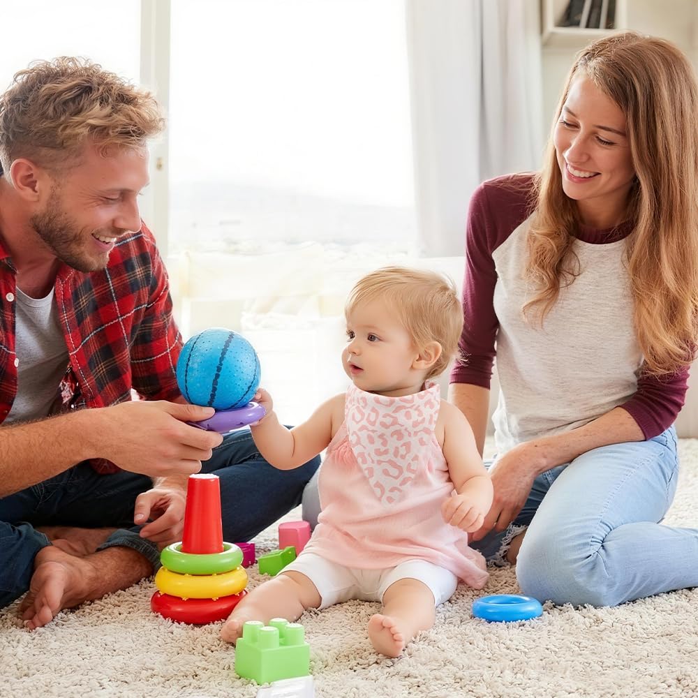 6 Paquetes de Bavios para Bebé en Forma de Bandana, Bavios de Muselina con Presillas Ajustables, Bavios de Bandana para Recién Nacidos e Infantes
